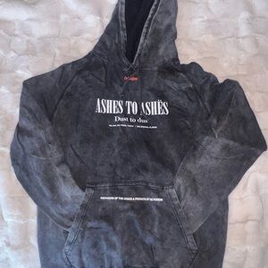 Mens Charcoal Gray Hoodie | M |